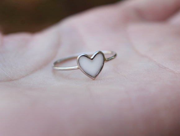 Silver Filigree Rose Quartz Heart Ring | Burton's – Burton's Gems and Opals